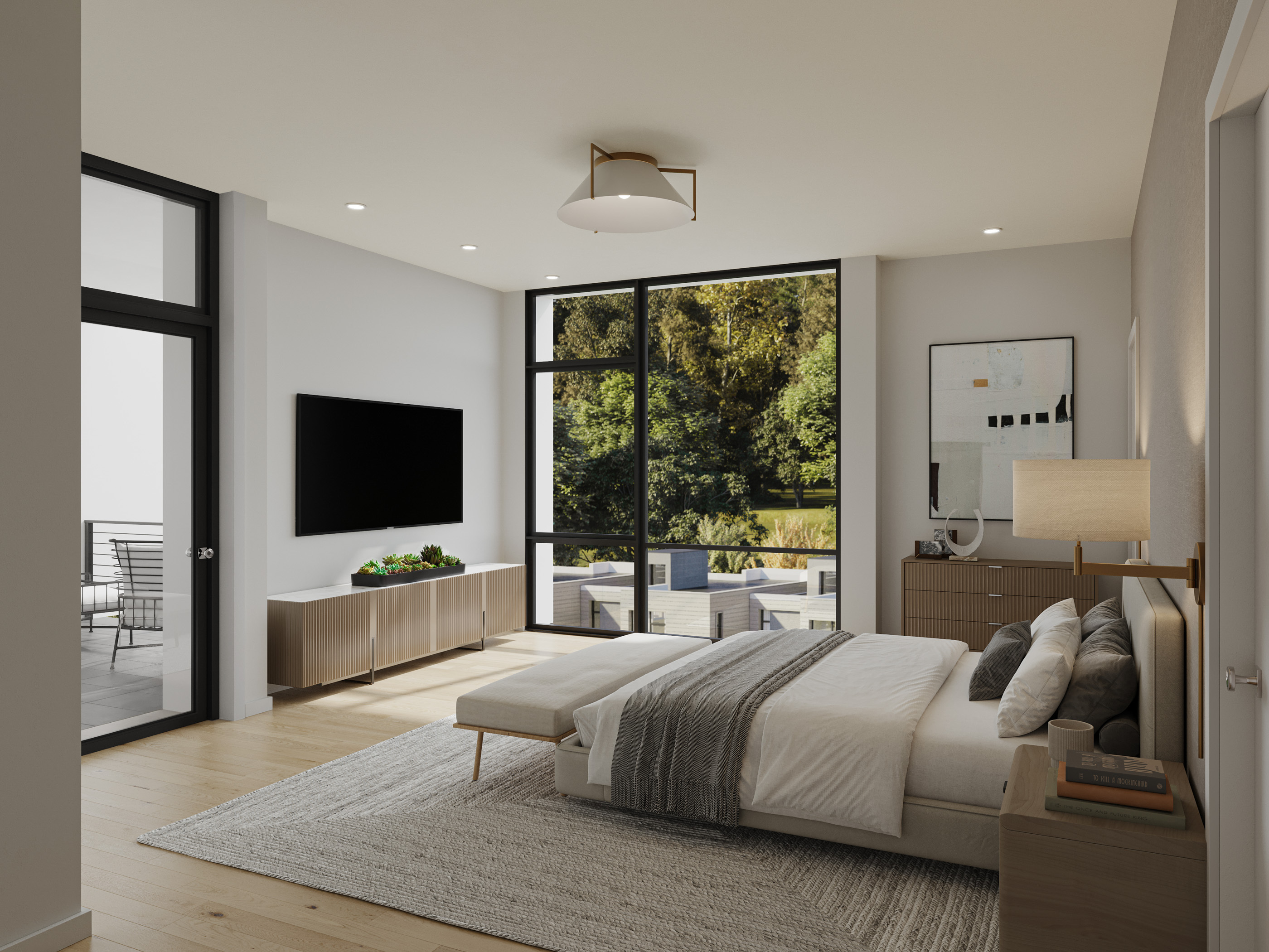 View 29 Bldg D Unit 1 Master Bedroom D06